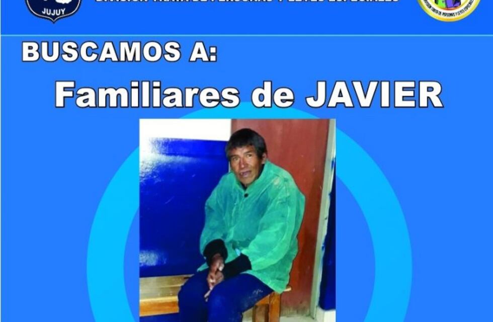 La Policía encontró a Javier, ahora buscan a sus familiares