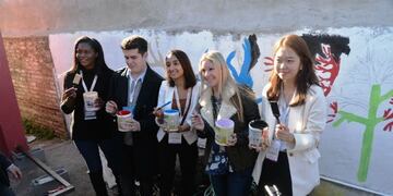 Actividad solidaria para los participantes de la Cumbre Y20\u002E