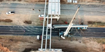 Obras en intercambiadores de la autopista de la Ruta Nacional 34