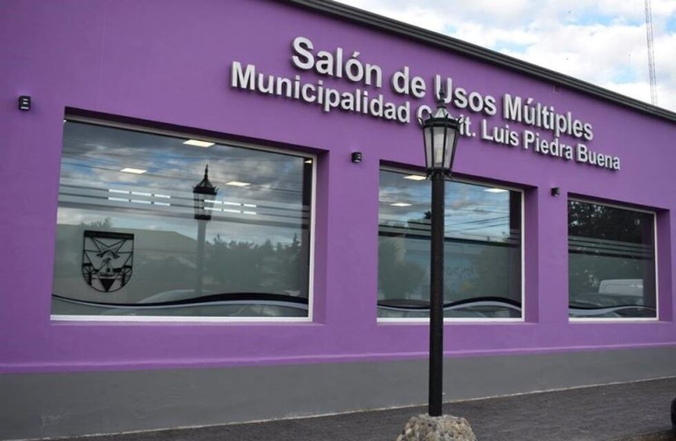 Comandante Luis Piedra Buena: inauguraron Salón de Usos Múltiples