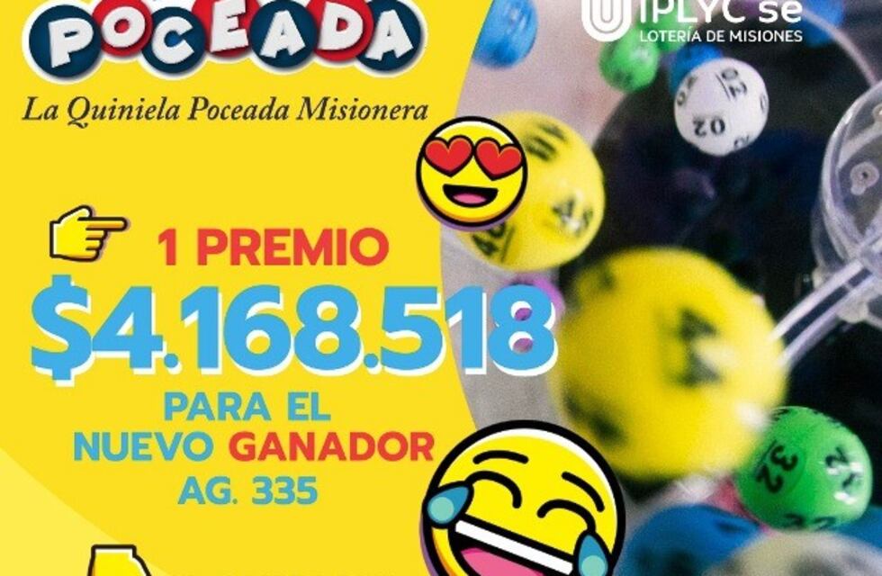 Afortunado ganó más de $4 millones con la Poceada Misionera