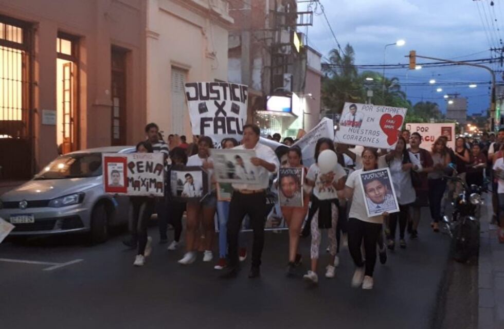 Emotiva movilización pidiendo justicia por Facundo Sorol