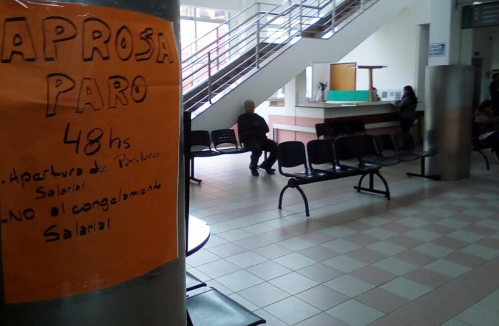Paro de APROSA por aumento salarial y la apertura de paritarias
