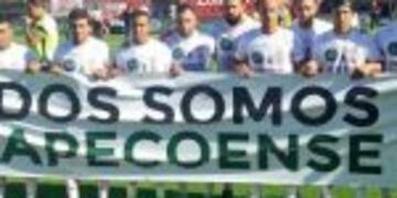 Homenaje de equipos argentinos al Chapecoense