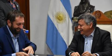 En Casa de Gobierno se suscribió el convenio\u002E (Prensa Gobierno)