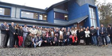 Inauguración de la sede de Casa de Justicia en Tolhuin (Foto/Twitter: Justicia Tierra del Fuego)
