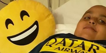 Jeremías Jalaf, de 11 años, salió bien de su última operación\u002E