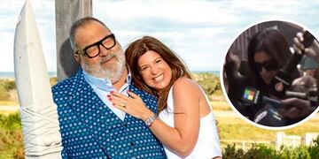 Las primeras imágenes de Elba Marcovecchio tras la muerte de Jorge Lanata