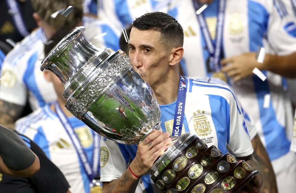 Garantía de festejo: Ángel Di María extendió su racha de finales en la Selección