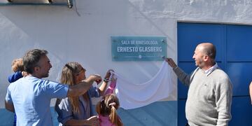 La sala de kinesiología de Atlético de Rafaela ahora se llama "Ernesto Glasberg"