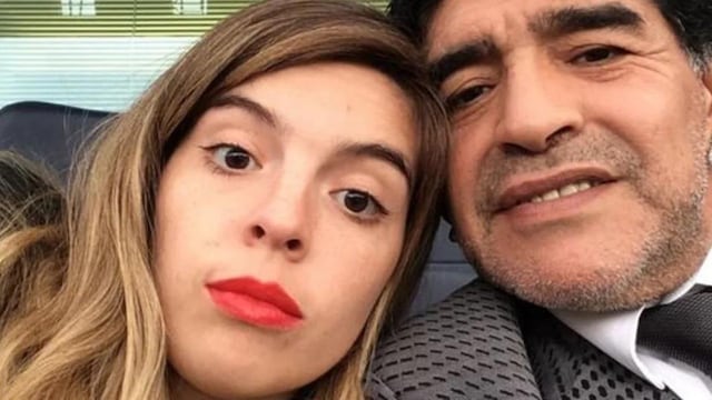 Dalma y Diego Maradona.