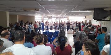 Conflicto salarial en el hospital de Río Cuarto.