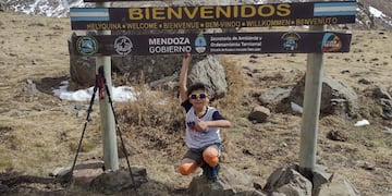 Fermín completó 27 km en el Cordón del Plata.