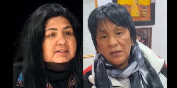 Mirta Guerrero y Milagro Sala: antes compañeras en el manejo de la organización "Túpac Amaru", ahora enfrentadas por denuncias de corrupción y violencia.