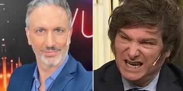 Diego Sehinkman y Javier Milei.