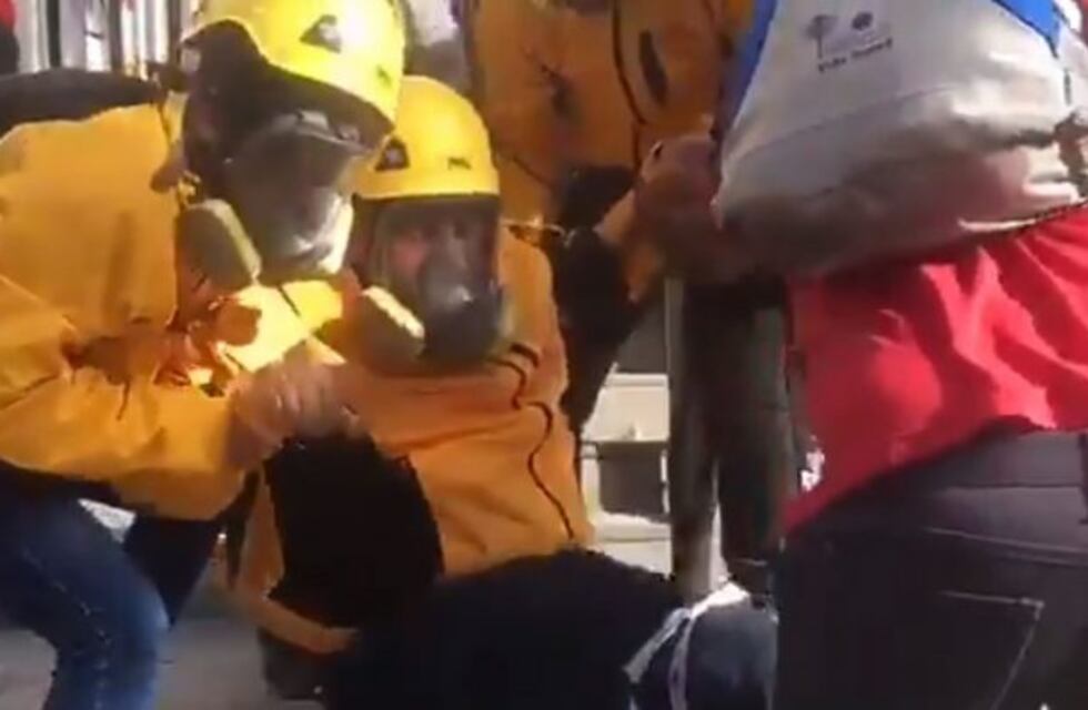 Chile: hirieron a un funcionario de derechos humanos durante la protesta