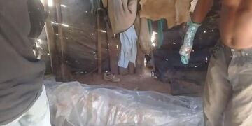 Envolvieron un cuerpo en plástico por falta de ataúd\u002E Santa Victoria Este, Salta\u002E