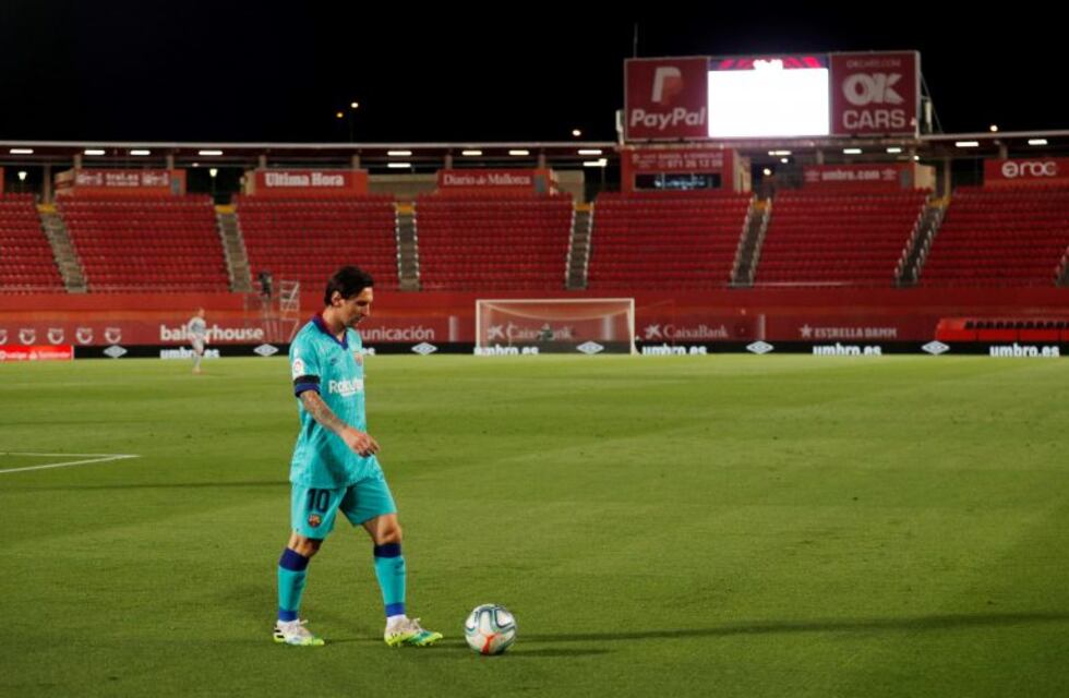 Messi regresó con un gol luego de casi 100 días en el triunfo del Barcelona ante el Mallorca