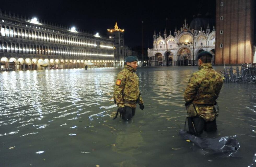 Las fotos más impactantes de la inundación histórica en Venecia