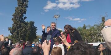 Macri en Monte Cristo - PH Ángela Alzate