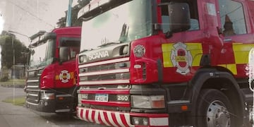 Bomberos Voluntarios de La Falda\u002E (Foto: archivo)\u002E