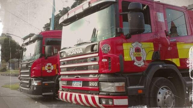 Bomberos Voluntarios de La Falda\u002E (Foto: archivo)\u002E