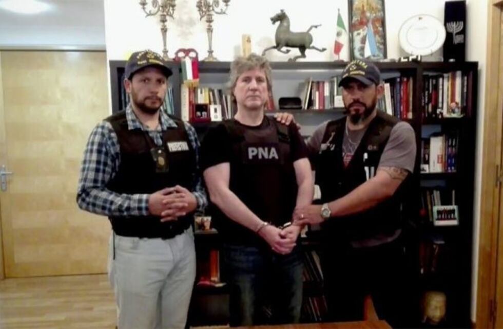 Las imágenes de la detención de Amado Boudou