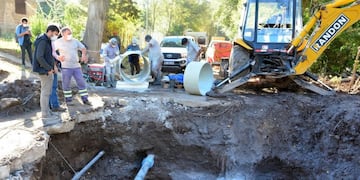 caño nuevo en Acueducto Río Grande de San Luis