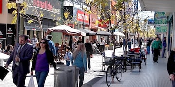 Peatonal en ciudad de San Luis