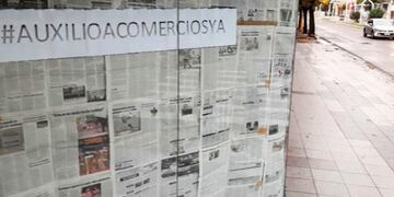 Protesta de comerciantes en Santa Rosa (Diario Textual)