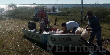 Brindan asistencia tras la caída de un puente en San Isidro\u002E (Foto: El Litoral)