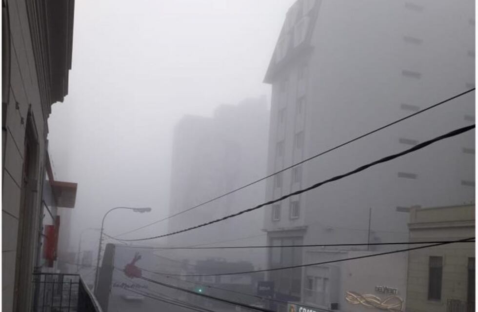 Comodoro amaneció con neblina y hoy la temperatura llegaría a los 20ºC