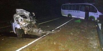 Accidente fatal en Wanda\u002E (Foto: El Territorio)