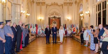 El gobernador Gerardo Morales recibió una delegación de autoridades de La Vienne