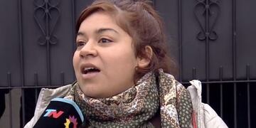 La hija del ciclista que murió atropellado en Moreno (Foto: captura TN)