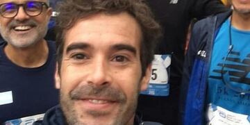 Nico Cabré participó de la maratón de NY
