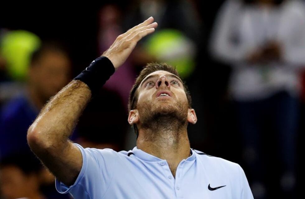 Del Potro avanzó a cuartos de final en Shanghai con un gran triunfo sobre el alemán Zverev
