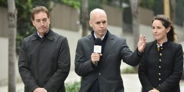 Horacio Rodriguez Larreta y Diego Santilli\u002E (DYN)
