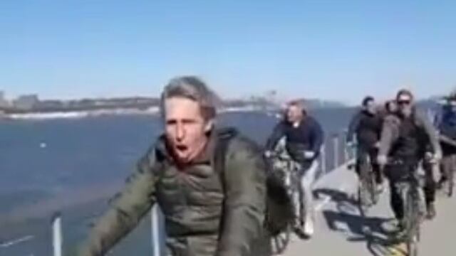 Se conoció el último video de los rosarinos antes de ser atropellados en Nueva York\u002E (Captura de pantalla)