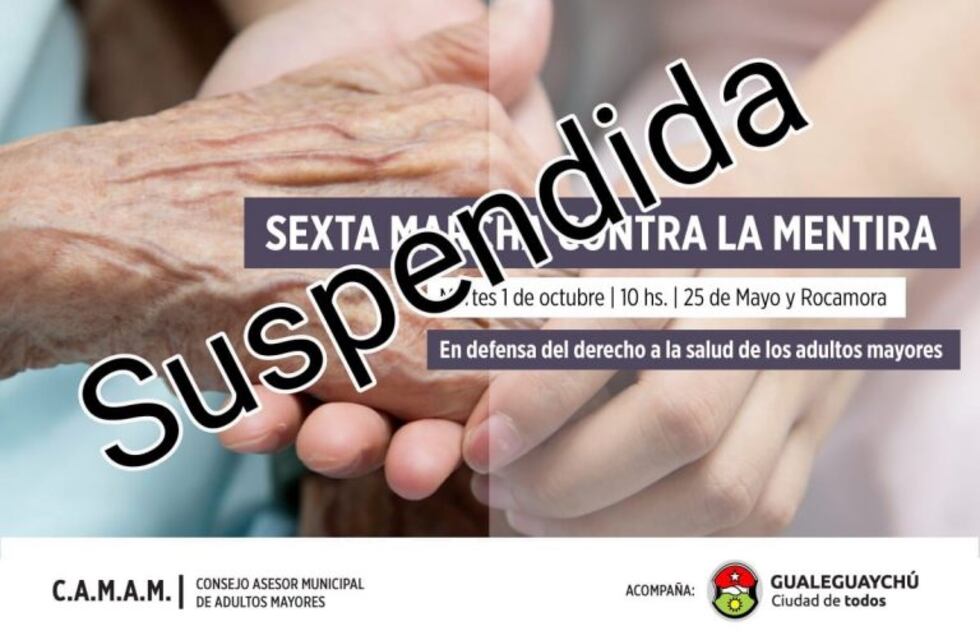 La gran tormenta hace suspende la marcha de los jubilados