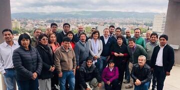 Candidatos a intendente por el frente JPJ, en Jujuy