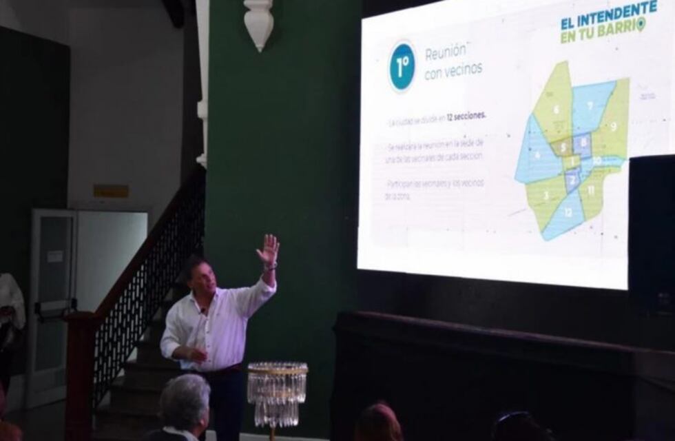 El municipio puntano lanzó un programa llamado "El Intendente en tu Barrio"