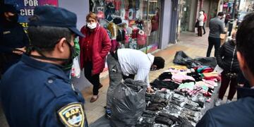 Manteros en el centro cordobés\u002E