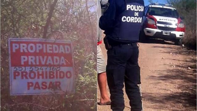 Intento de usurpación en Villa Parque Síquiman\u002E (Foto: gentileza Grabriela J\u002E Ceferina Peralta)