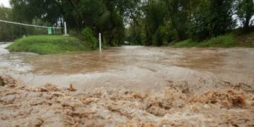 Lluvias en Córdoba afectaron Mendiolaza\u002E (Foto: Gentileza Antonio Carrizo)