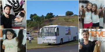 Un colectivo solidario cortará el pelo en Paraná para hacer \