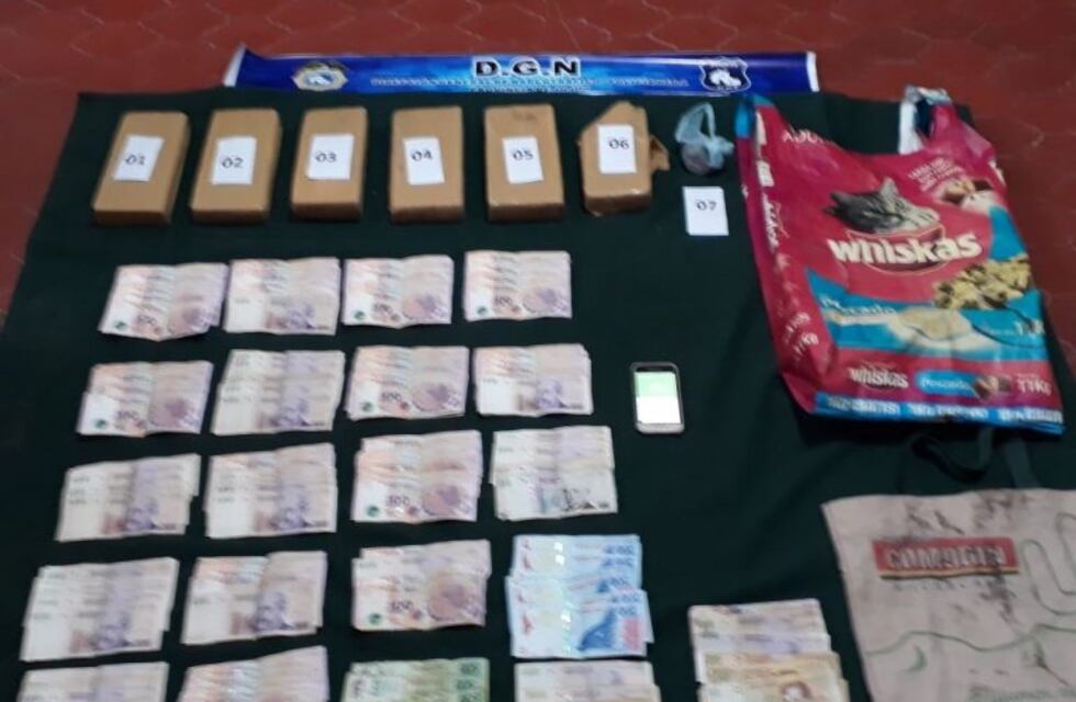 Intentó huir de la policía con cuatro kilos de marihuana y 21.000 pesos