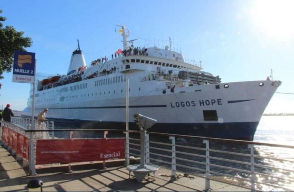 Amarró en Rosario "Logos Hope", el buque con la librería flotante más grande del mundo