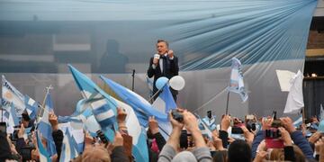 Mauricio Macri volvió a recibir el apoyo de Rafaela (Mario Liotta / Todo un palo)