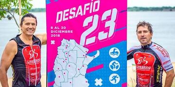 Gomez Coll y Maxi Kugler Atletas Desafío 23